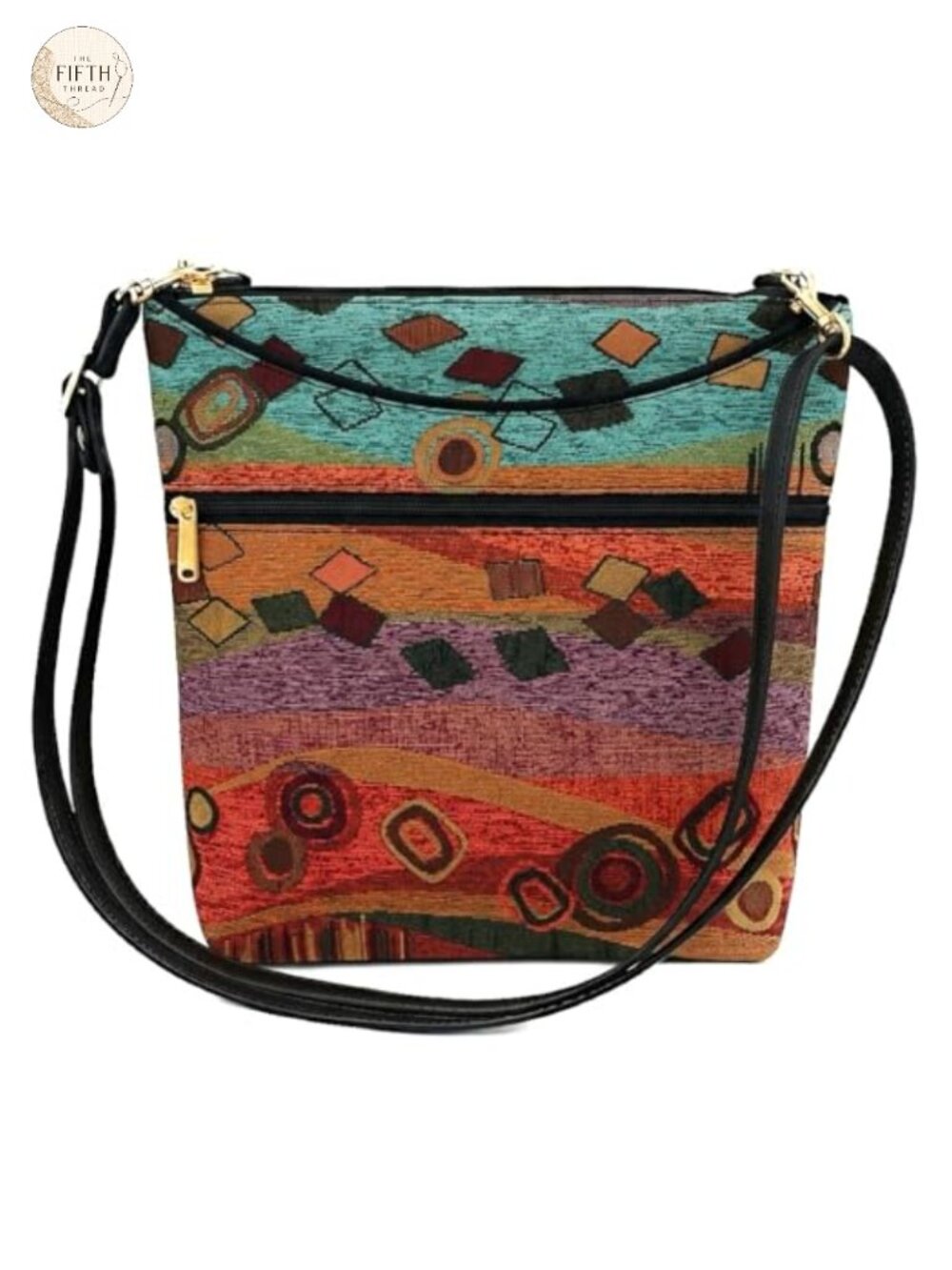 Handmade Tapestry Crossbody Bag Adjustable Strap